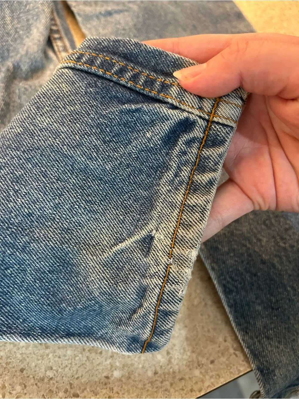 Vintage 90s Jordache Kids Denim Jeans Medium Acid Wash Straight Leg